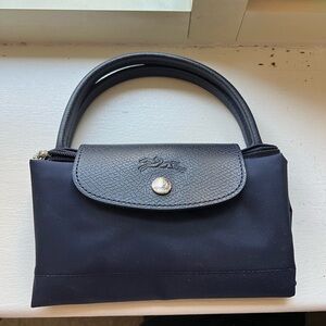 Long champ navy bag